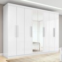 Ver imagem 1 de Guarda-Roupa Casal 8 Portas Easy Slim com Espelho