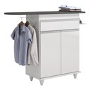 Ver imagem 1 de Tábua de Passar com Balcão 02 Portas Alice Branco 119 Cm - D'rossi Drossi