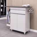 Ver imagem 2 de Tábua de Passar com Balcão 02 Portas Alice Branco 119 Cm - D'rossi Drossi