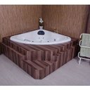 Ver imagem 2 de Banheira Hidromassagem Astra Innovare Luxo 159cmx210cmx59cm - 04 Jatos Acrílico P2 Sem Aquecedor