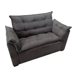 Sofá Dandara 2 Lugares Suede Compacto Estofado Confortável - 2