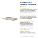 Ver imagem 4 de Tampo para Balcão Planejado Canto Reto Marselha CabeCasa MadeiraOriginals Cinza/Calcare