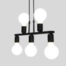 Luminária de Teto Pendente Tugson 5 Lâmpadas Industrial Moderno - Cobre Flex - 3