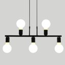 Ver imagem 2 de Luminária de Teto Pendente Tugson 5 Lâmpadas Industrial Moderno - Cobre Flex