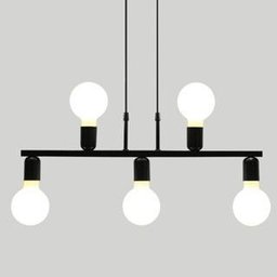 Luminária de Teto Pendente Tugson 5 Lâmpadas Industrial Moderno - Cobre Flex - 2