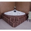 Ver imagem 2 de Banheira Hidromassagem Astra Innovare Super Luxo 159cmx210cmx59cm - 08 Jatos Acrílico P2 Sem Aqueced