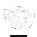 Ver imagem 4 de Sofá Retrátil 3 Lugares para Sala 250cm Dijon Couro Mel S07 - Mpozenato