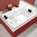 Ver imagem 2 de Banheira Hidromassagem Astra Nobile Maggiore Luxo 180CMX130CMX53CM - 04 Jatos Acrílico P5 sem Aquece Branco