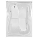 Ver imagem 1 de Banheira Hidromassagem Astra Nobile Maggiore Luxo 180cmx130cmx53cm - 04 Jatos Acrílico P5 Sem Aquece