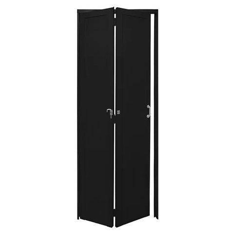 Porta Lambril de Alumínio Preto Camarão Cmc Esquadrias Linha Classic - 2.10a X 0.90l - Lado Esquerdo
