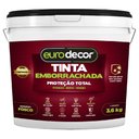 Ver imagem 1 de Tinta Emborrachada Fosca de 3,6 Kilos Branco - 01.01.06.0001 - Eurodecor