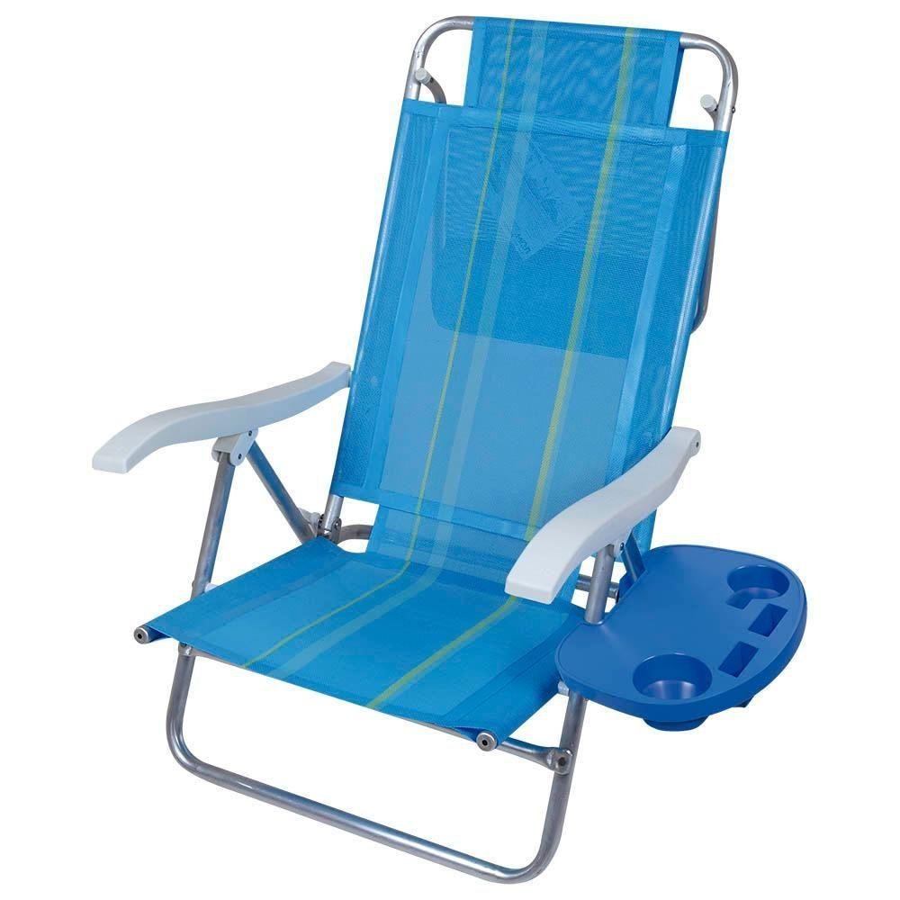 Mesa Portátil para Cadeira de Praia Porta Copo Celular Mor - 8