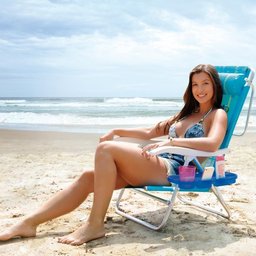 Mesa Portátil para Cadeira de Praia Porta Copo Celular Mor - 4