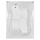 Ver imagem 1 de Banheira Hidromassagem 4 Jatos com Aquecedor 2 Lugares Acrílico 180x130x53cm Nobile Maggiore Astra Branco