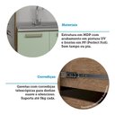 Ver imagem 3 de Cozinha Compacta 182,10cm 8 Portas e 2 Gavetas sem Tampo sem Fundo 354 Luciane Móveis