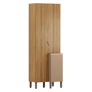 Armário Paneleiro Duplo Art 6009 Freijó Vanilla Riscatto - Kits Paraná