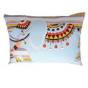 Ver imagem 1 de Fronha Portallar Malha 100% Algodão Estampa Localizada Safari 48cmx68cm Branco