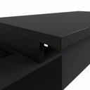 Ver imagem 6 de Mesa em L com Armário Lateral para Escritório Mesa Dinâmica Industrial 3 Gavetas 150cm Preto F5