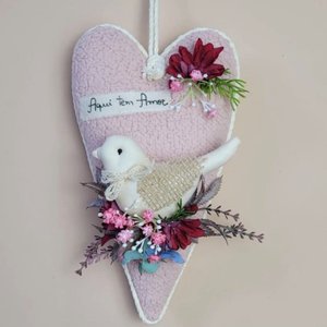 Coração Country Aqui Tem Amor 28x16