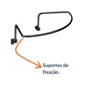 Ver imagem 4 de Kit 4 Suporte Prateleira Porta Shampoo Condicionador Canto Banheiro Vidro Preto Fumê