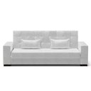 Ver imagem 3 de Sofá Cama 02 lugares Lisboa Corano Pés de Madeira - D’Rossi - Branco