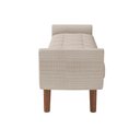 Ver imagem 3 de Puff Recamier 160cm Neville P02 Linho Bege Cru - Mpozenato