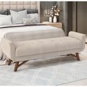 Ver imagem 2 de Puff Recamier 160cm Neville P02 Linho Bege Cru - Mpozenato