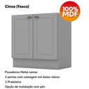 Ver imagem 6 de Balcao Tampo 120 Cm Balcao Cooktop 80 Cm Americana Cinza Calcare Henn