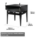 Ver imagem 2 de FG8022 Assador Guilhotina Elétrico 220V 80x80cm com Cavalete