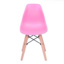 Ver imagem 3 de Cadeira Eiffel Infantil Rosa Base Madeira