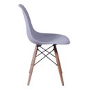 Ver imagem 2 de Cadeira Eames Eiffel Cinza com Pés de Madeira