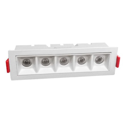 Spot Embutir Downlight Retang 10w 4000k 800lm 24º Ip20 Branco/branco-astraled