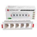 Ver imagem 2 de Spot Embutir Downlight Retang 10w 4000k 800lm 24º Ip20 Branco/branco-astraled