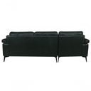 Ver imagem 5 de Sofá de Couro Asti 3 Lugares com Chaise Esquerda Green Bicolor - Mempra Design