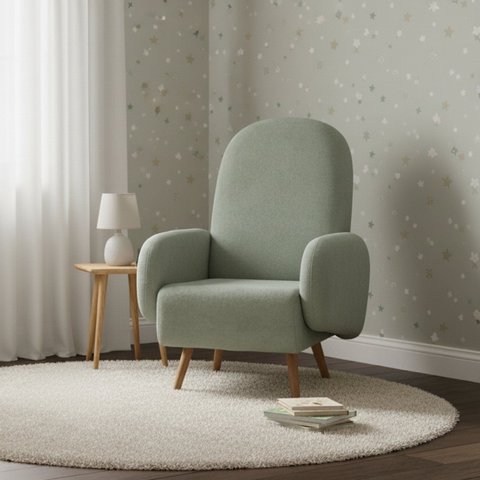 Poltrona de Amamentação Bouclé Wave