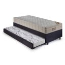 Ver imagem 4 de Bicama Box 88x188 Suede Preto com Colchão Airtech Ortobom