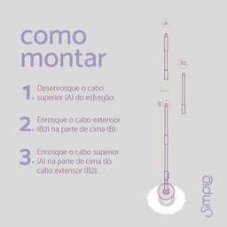 Cabo Extensor para Mop Giro Fit - Simplo - 4