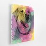 Quadro Cachorro Labrador Tinta Aquarela Canvas 30x40cm - 2