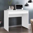 Ver imagem 1 de Escrivaninha Facility com Gaveta Branco - Demóbile