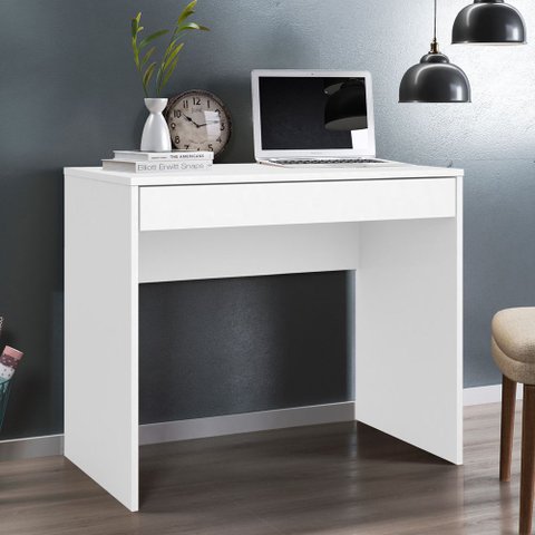 Escrivaninha Facility com Gaveta Branco - Demóbile