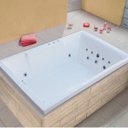 Ver imagem 2 de Banheira Hidromassagem Astra Double Cayman Luxo 180cmx120cmx52cm - 04 Jatos Acrílico P1 Sem Aquecedo