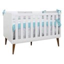 Ver imagem 1 de Berço Mini Cama Retrô Theo - Branco