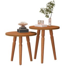 Conjunto Mesas Apoio Marselha Nature - 2