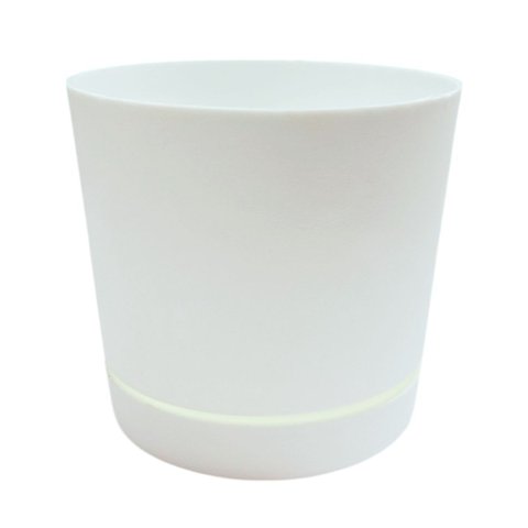 Vaso Rio (15x15) Cor Branca Vasart