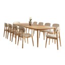 Ver imagem 1 de Mesa de Jantar Andaluz com 10 Cadeiras Stallion Cinamomo 270cm