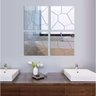Espelho Decorativo Grande 160x40cm Ou 80x80cm Acrílico Quarto Sala 1030 - 4