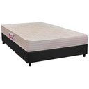 Ver imagem 1 de Cama Box Casal: Colchão Espuma D45 Herval New Top Double Face + Base Crc Suede Gray(138x188)