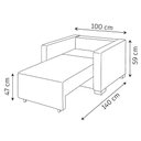 Ver imagem 6 de Poltrona Descanso Retrátil Reclinável 2 Almofadas Leitura