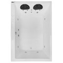 Ver imagem 1 de Banheira Hidromassagem Astra Double Cayman Super Luxo 180CMX120CMX52CM - 08 Jatos Acrílico P3 com Aq Branco