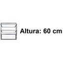 Ver imagem 6 de Janela Basculante 1 Seção Vidro Mini Boreal Alumínio Brilhante - Linha Resistence - 100cm - 60cm